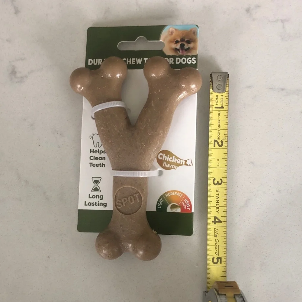 Chicken Flavor Chew Toy for Dogs - Brown
